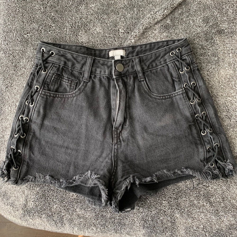 Denim Shorts with laces